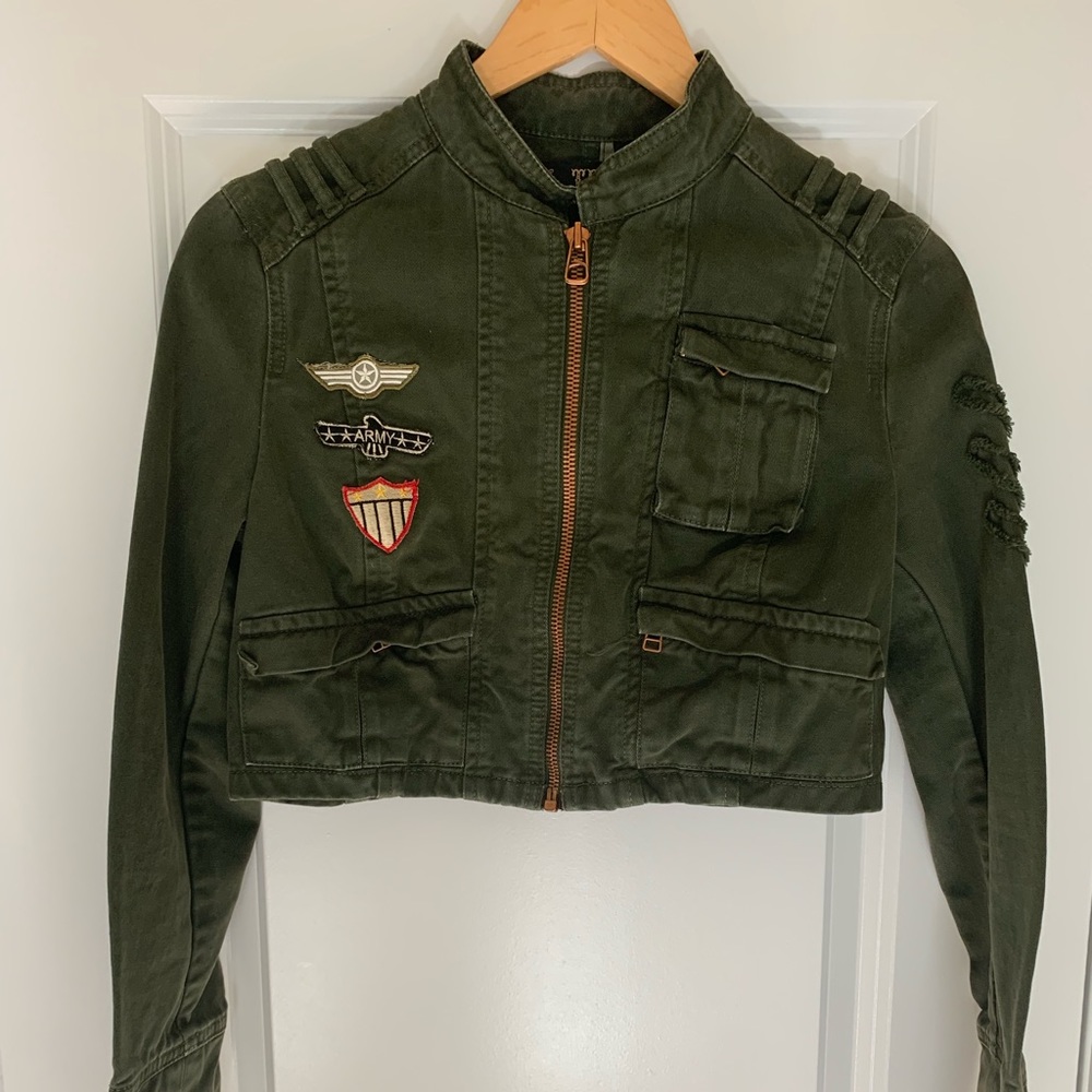 Cropped Military Jacket